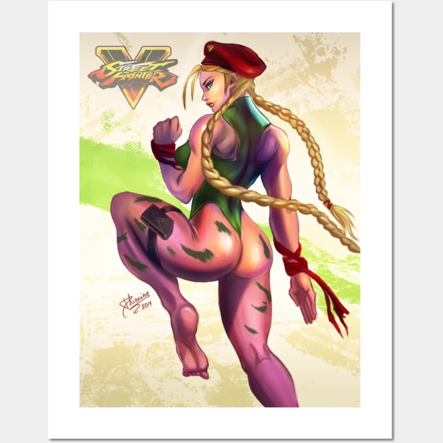 Cammy from Street Fighter Wall Art by Dhaxina